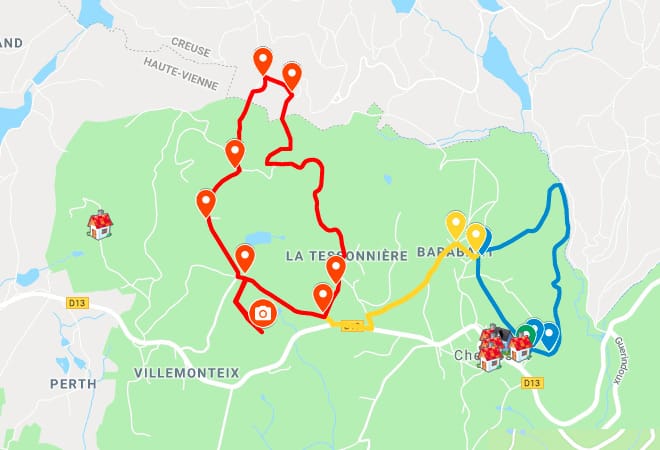 Cartes et randonnées pédestres à Cheissoux