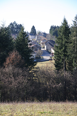 Le bourg de Cheissoux